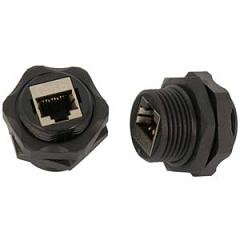 Cat.6 RJ45 Shielded Industrial Panelmount Bulkhead Coupler