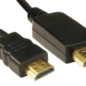 15 Ft Display Port Male to HDMI Male Cable With Audio