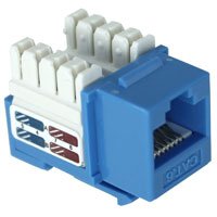 Keystone Jacks - Cat 5e, Cat 6 and Tool-less for RJ45 Patch Cords