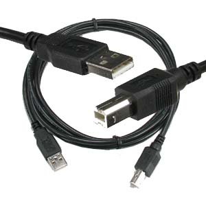 USB Cables 2.0 - Printer, Micro, Male to Male