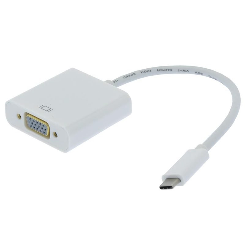 USB Type C to VGA Female Adapter