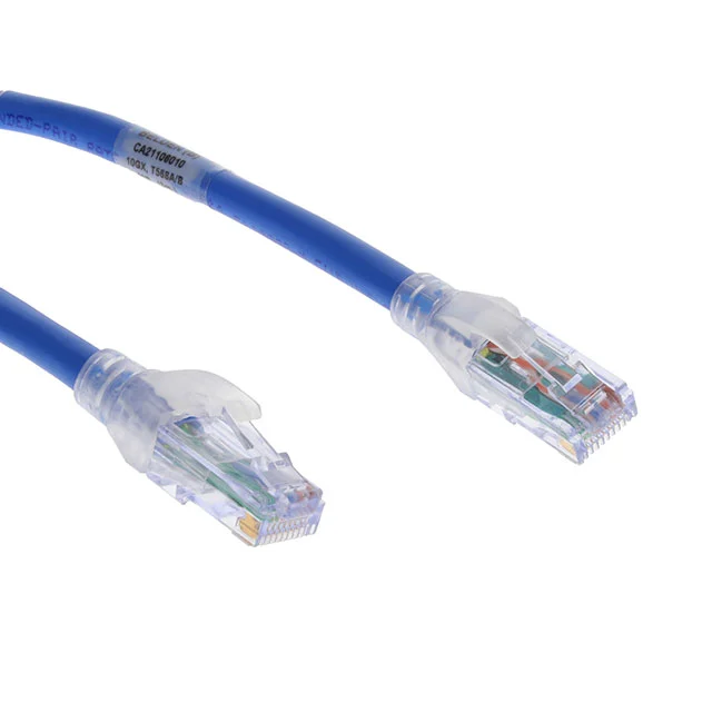 Belden C6A Patch Cord Blue