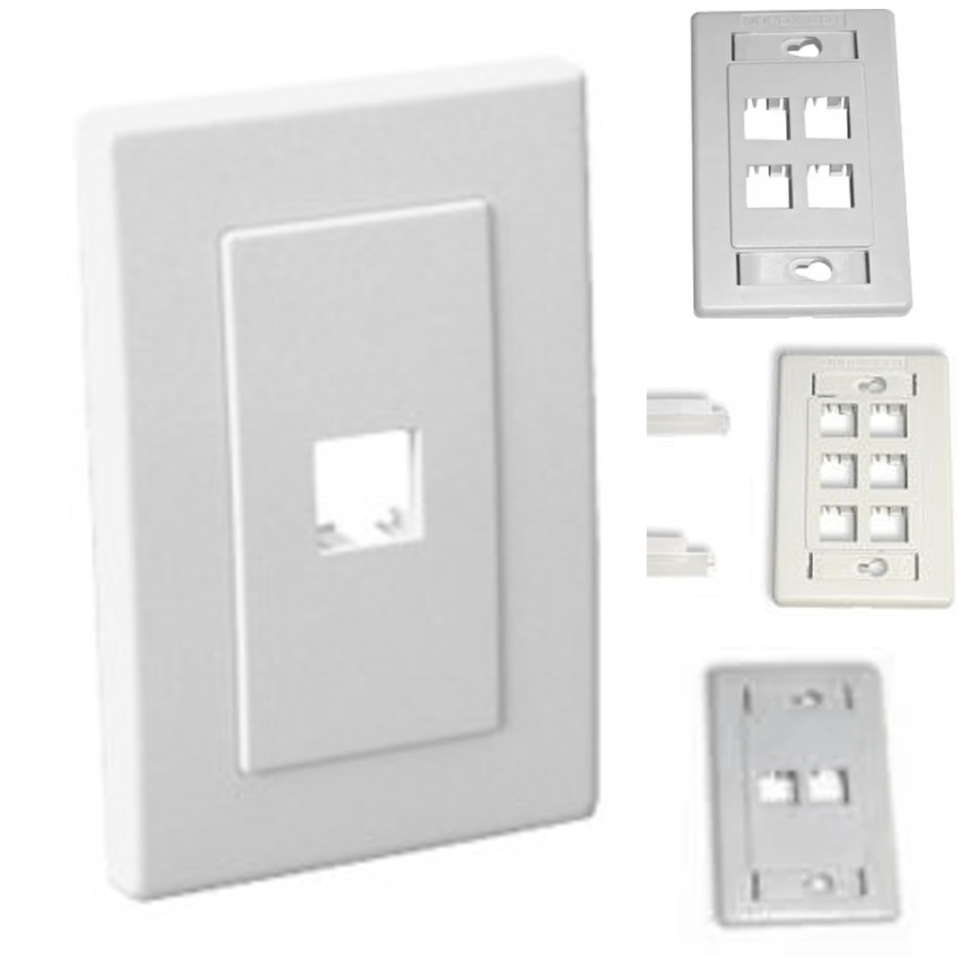 Belden MDVO wall plates collage