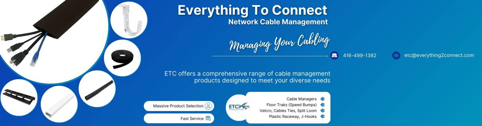 ETC Network Cable Management Slide